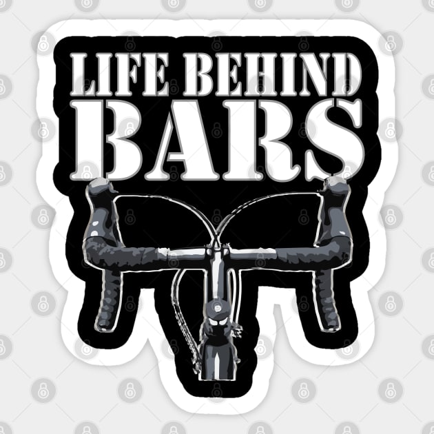 Life Behind Bars Cycling Sticker by inkstyl